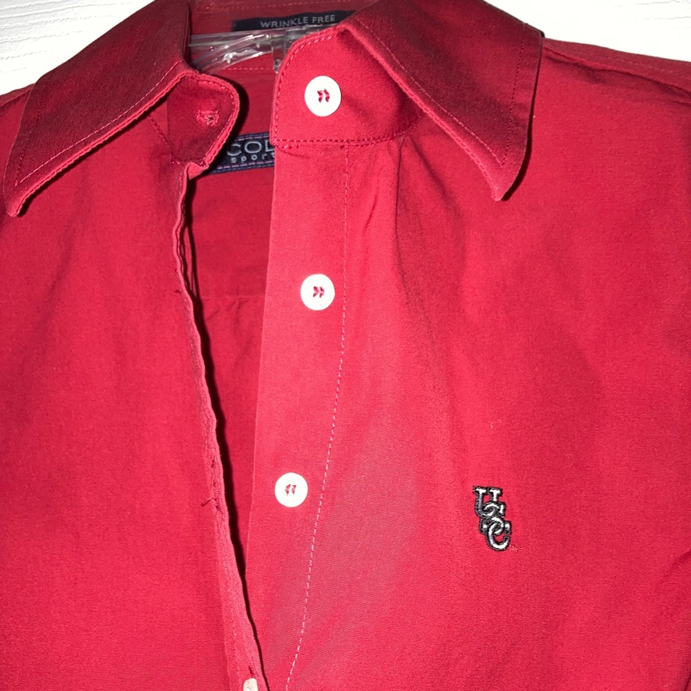 Vintage Colony Sportswear USC South Carolina Gamecocks Button Up Dress Shirt